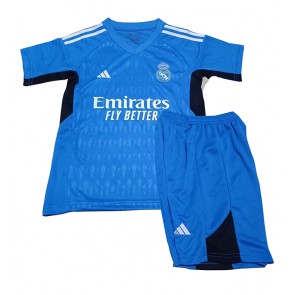 Real Madrid Goalkeeper Replica Away Stadium Kit for Kids 2023-24 Short Sleeve (+ pants)